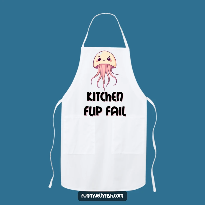 Funny Kawaii Jellyfish Upside Down Apron - Cook with a Smile