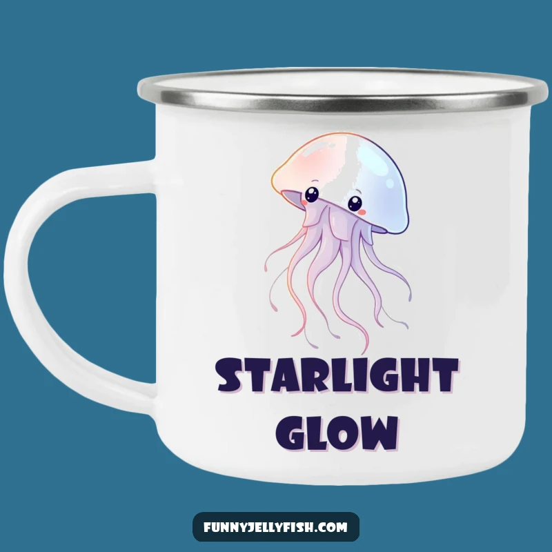 Funny Jellyfish Tentacle Camping Mug: Graceful Floating Shimmering Perfect Outdoor Gift