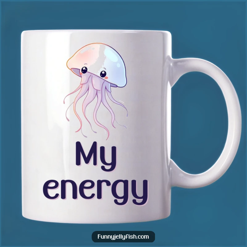 Funny Jellyfish Floating Mug: Graceful Shimmering Tentacles Perfect Funny Gift