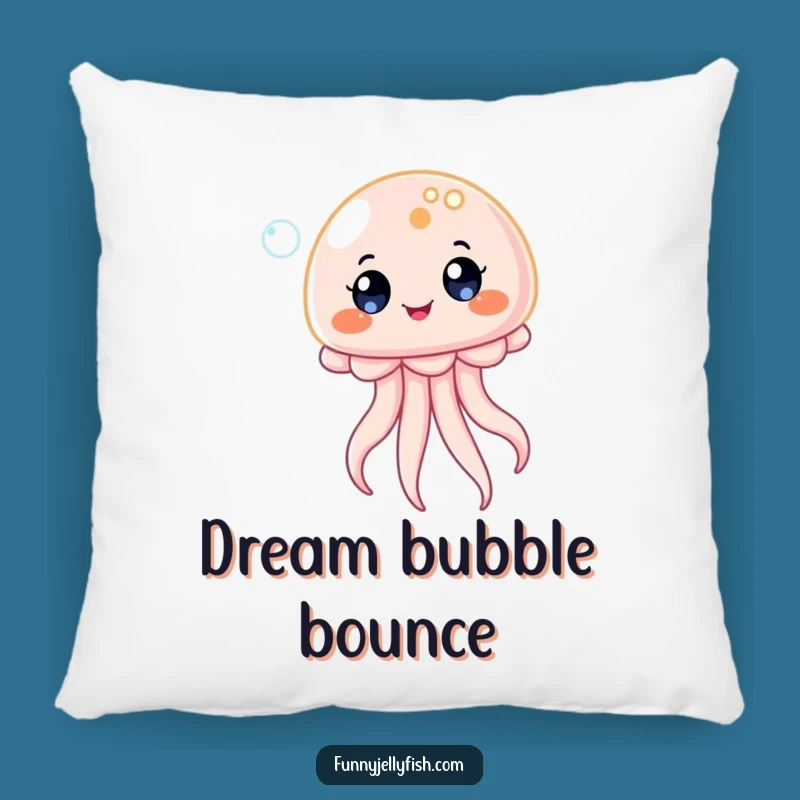 Funny Kawaii Jellyfish Bubble Pillow - Cozy Delight