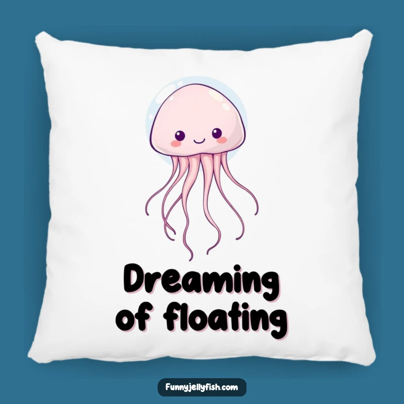 Funny Kawaii Jellyfish Bubble Pillow: Cozy Floating Creature, Perfect Hilarious Comfort Gift