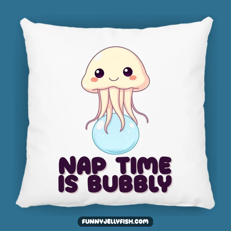 Funny Jellyfish Bubble Bounce Pillow - Comfy & Hilarious Home Accent Gift