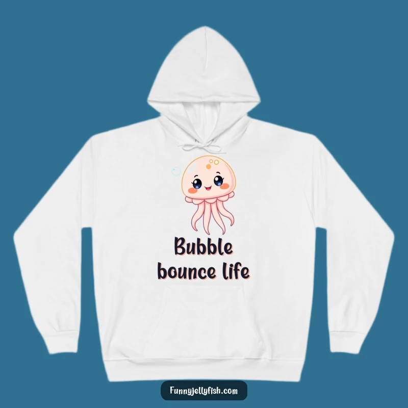 Funny Kawaii Jellyfish Bubble Hoodie - Cozy and Playful