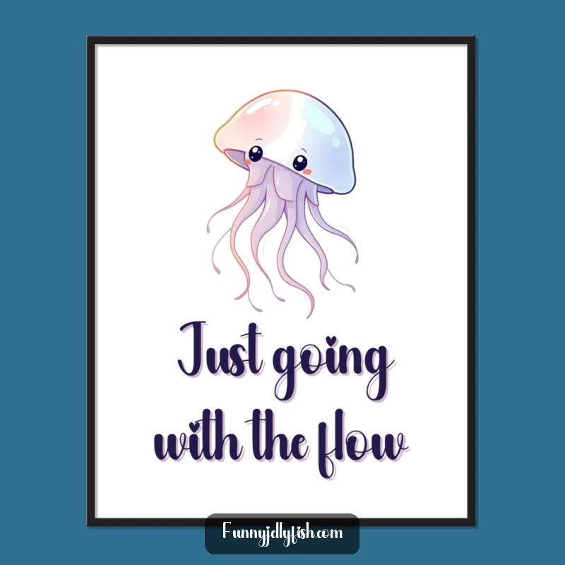 Free Printable Wall Art: Shimmering Jellyfish Dreamscape! Elegant Downloadable Decor, DIY Gift.