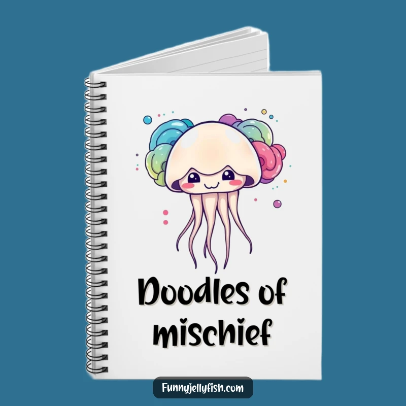 Funny Kawaii Jellyfish Ink Notebook: Cute Artist Creature, Perfect Journal Funny Gift