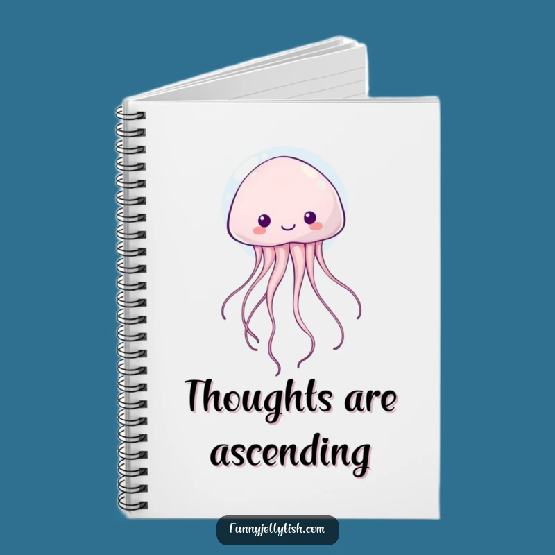 Funny Kawaii Jellyfish Bubble Notebook: Cute Floating Creature, Perfect Journal Funny Gift