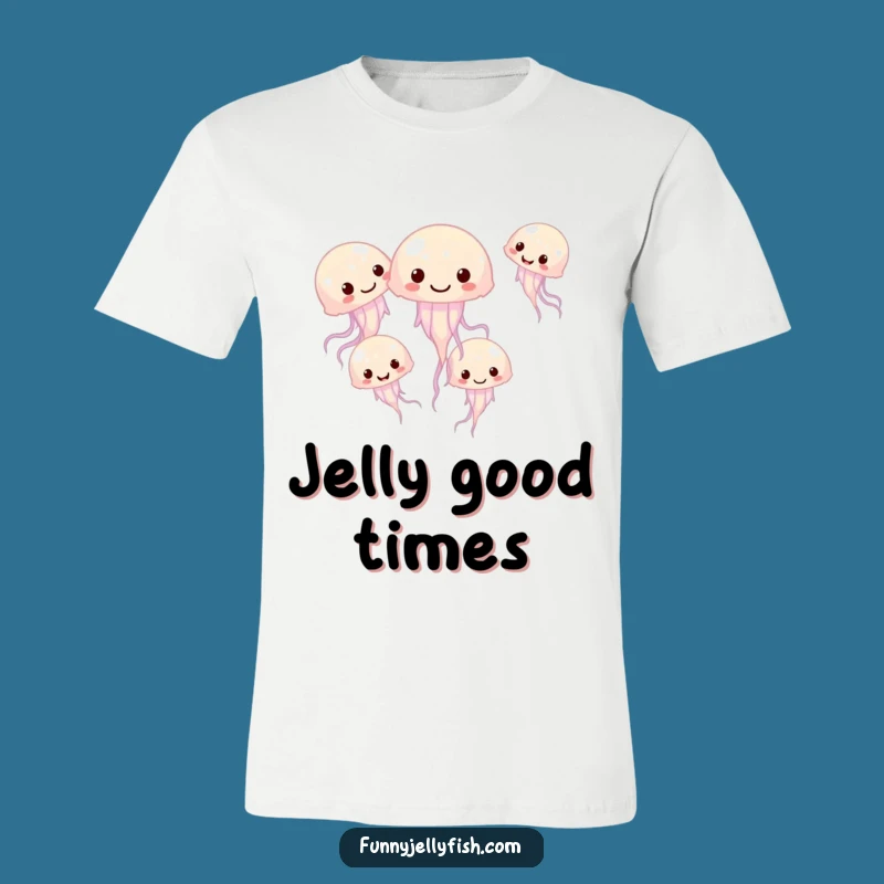 Funny Giggling Jellyfish Circle T-Shirt - Comical Sea Buddies Apparel Gift